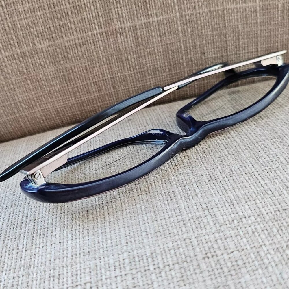 Liz Claiborne Women Glasses/Eyeglasses Frame L600 Blue Tone 52[]16 135 Eye Wear - Picture 5 of 12